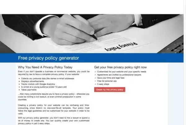Fast Privacy Policy Generator – Create Yours in 1 Click